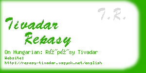 tivadar repasy business card